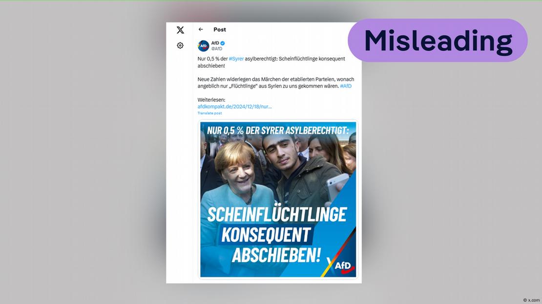 Misinformation about deportations and asylum seekers in Germany’s 2025 election campaign.